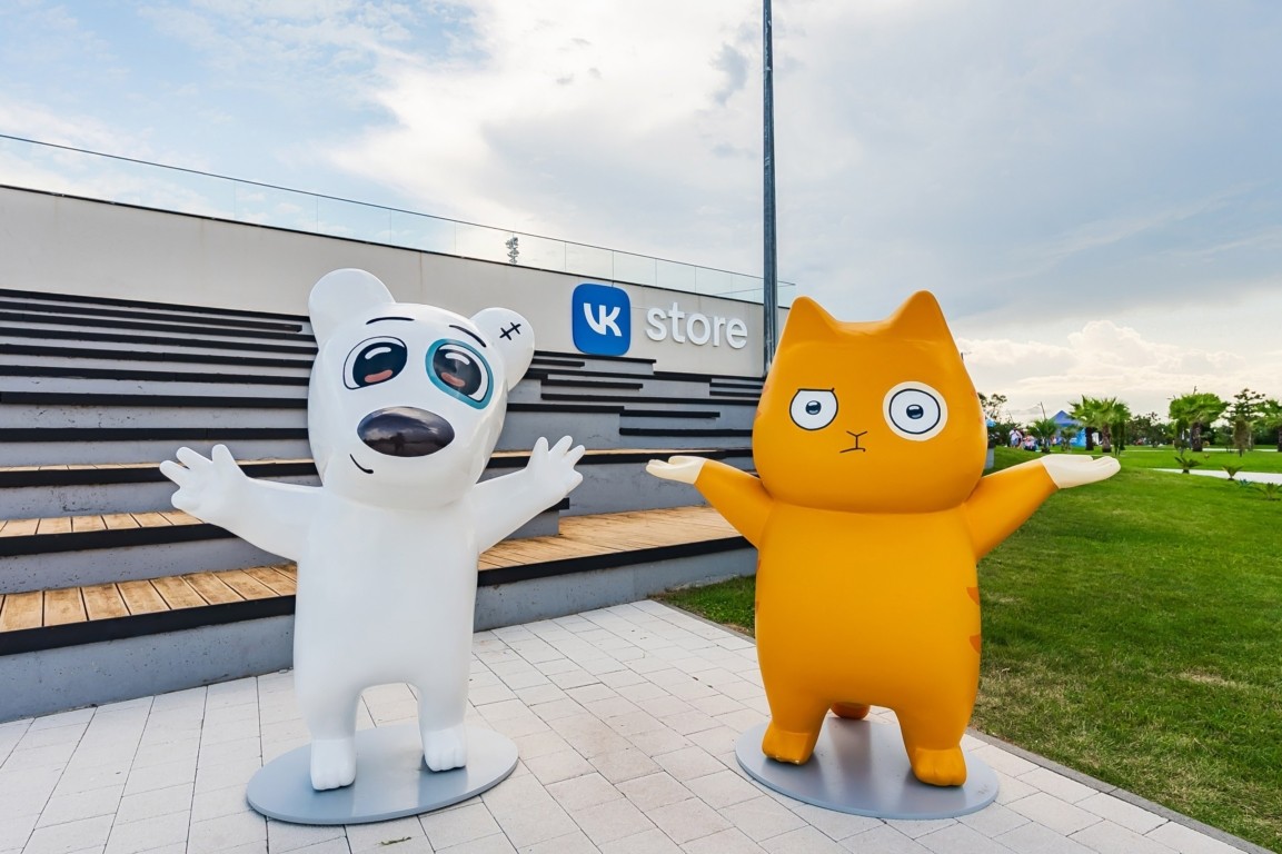VK store в Олимпийском парке